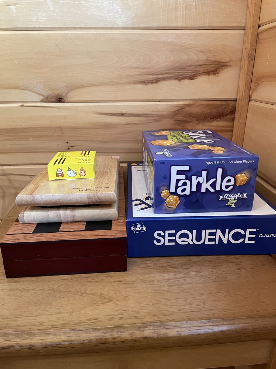 Games are provided for your enjoyment.