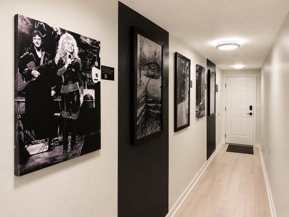 Enjoy our interactive art wall. The pictures are QR-coded so you can learn the history of the picture.
