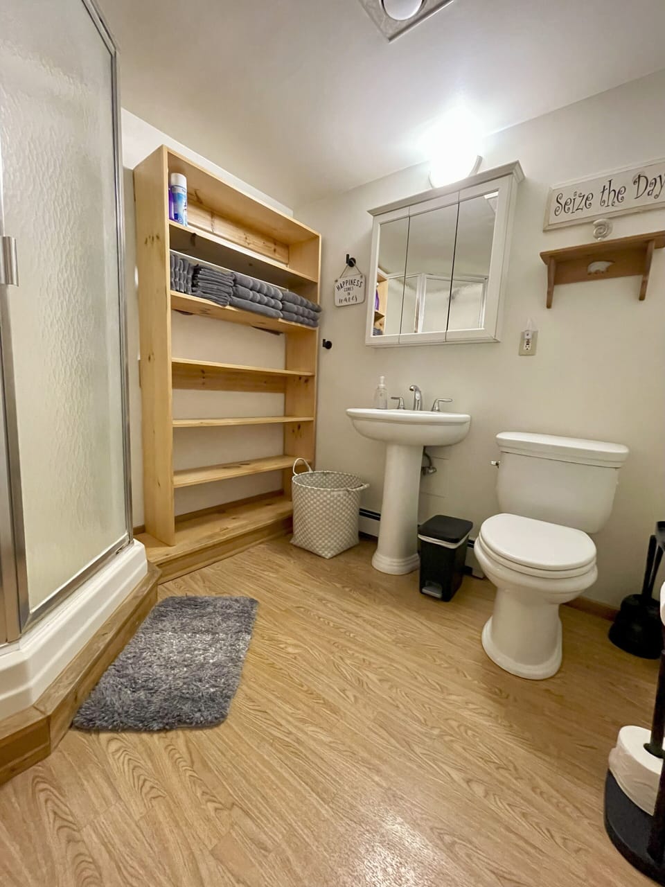 The main level bathroom