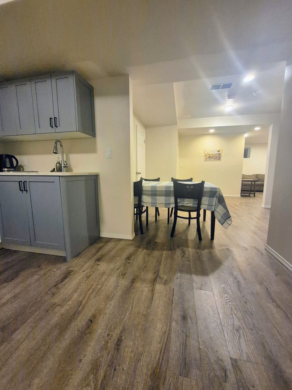 Kitchen to living room - open concept