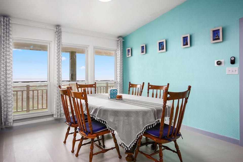 Formal dining table. Enjoy unobstructed ocean view!