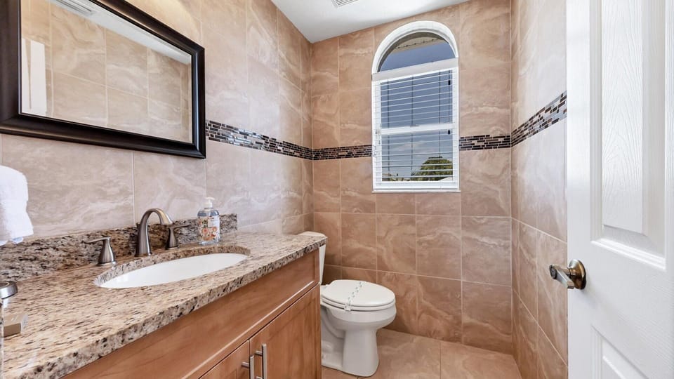 Half Bathroom off the living room