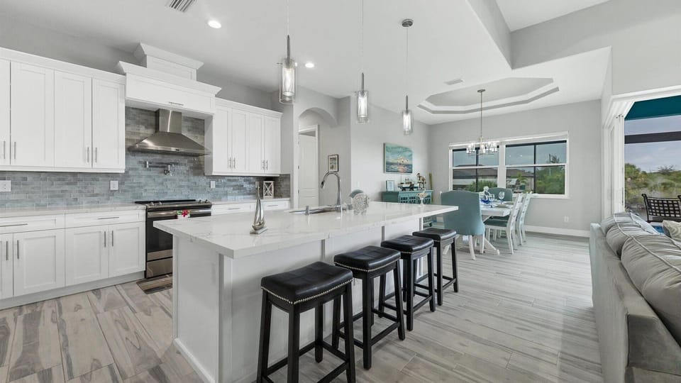 Open kitchen living space
