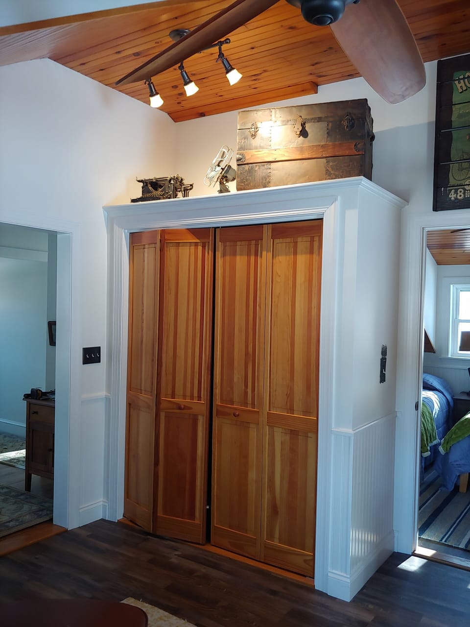 upstairs living room/game room large closet