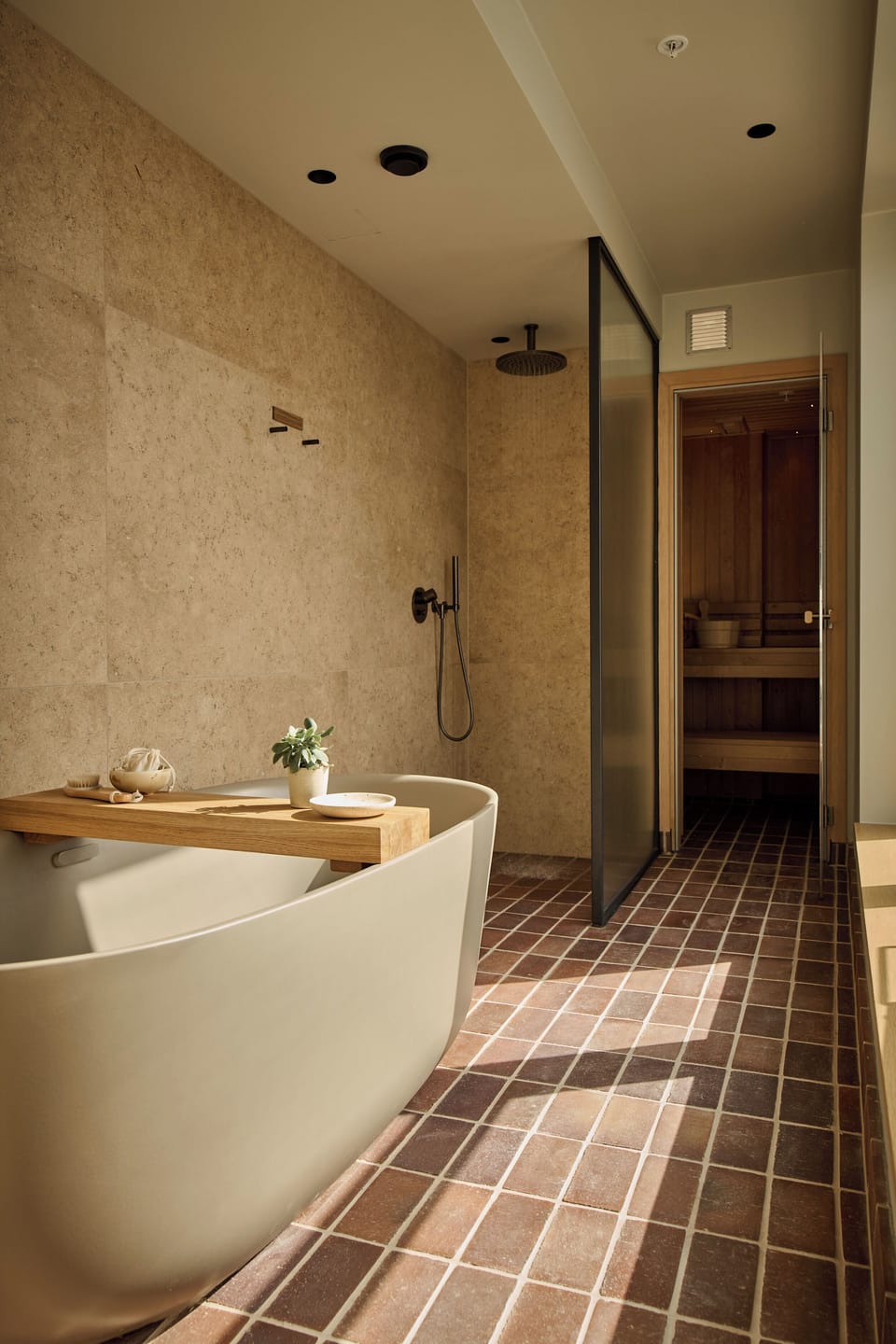 House, Terrace (Flora) | Bathroom | Eco-friendly toiletries, hair dryer, bathrobes, slippers
