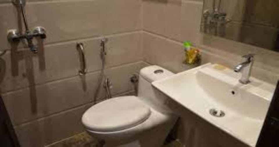Deluxe Double Room | Bathroom | Shower, free toiletries, hair dryer, slippers