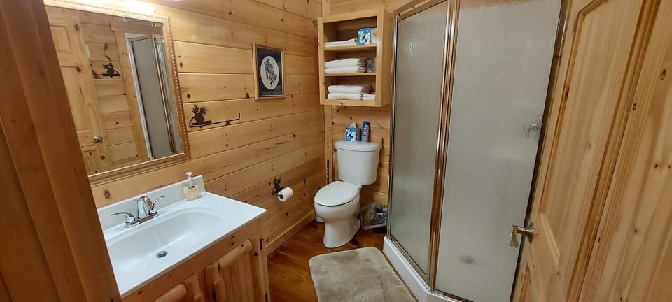 Bathroom 1 with shower