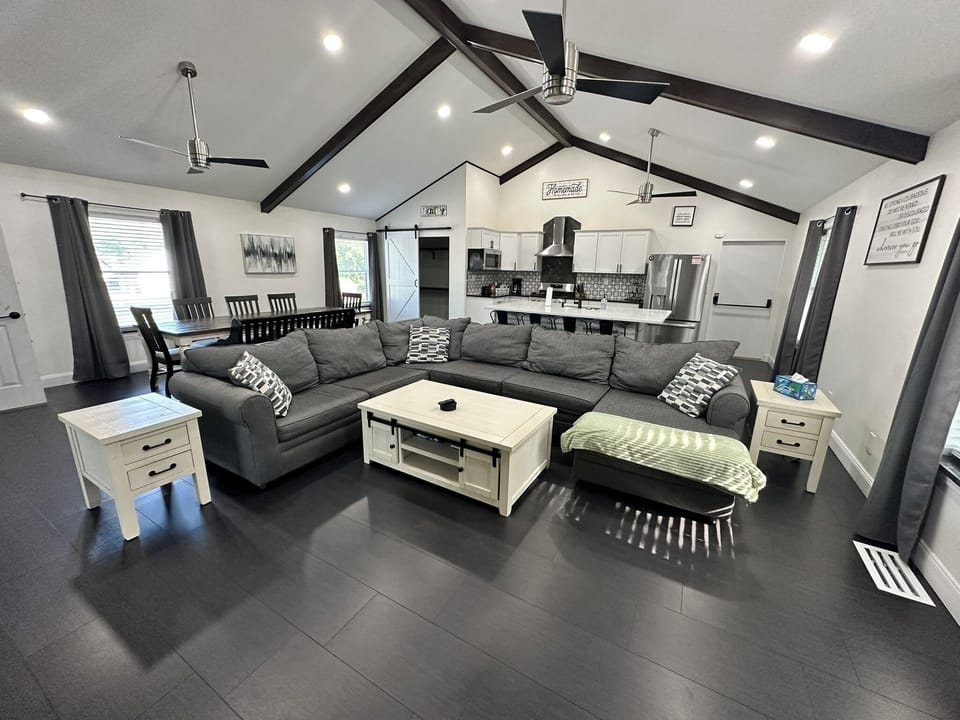 Living Room with Large Sectional.