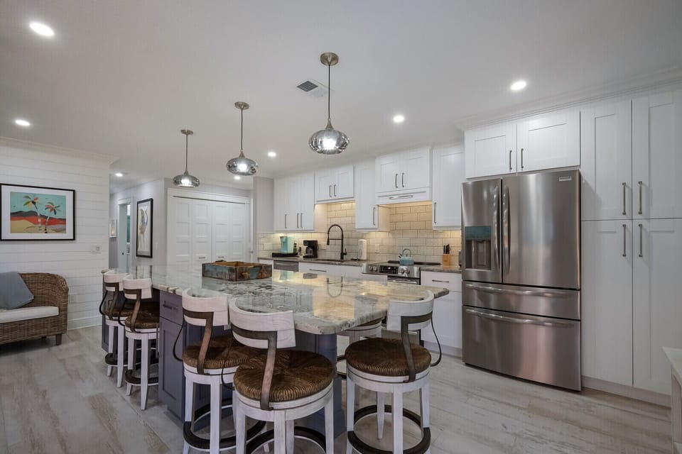 Large kitchen island
