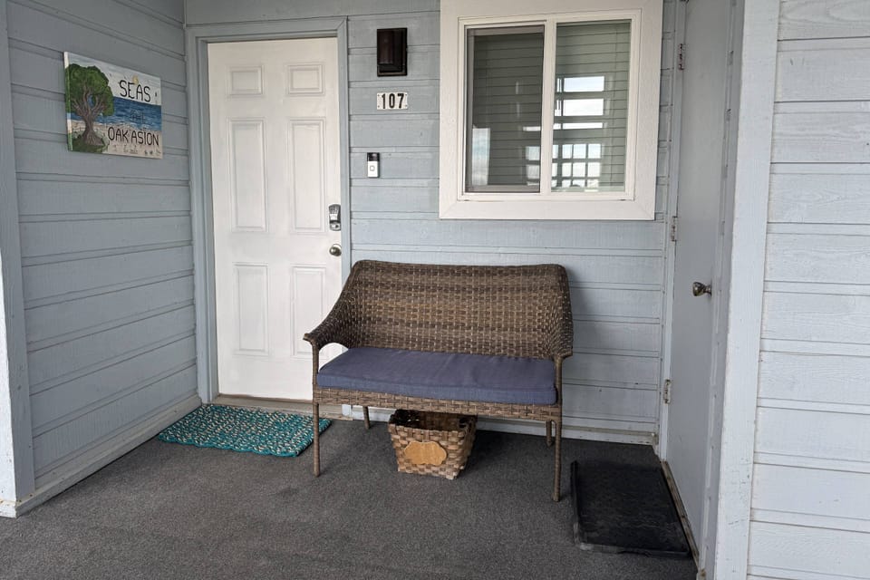 Main entrance into the condo unit, private access.