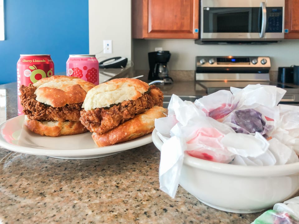 Not cooking? Then head for 10/Fold's amazing Chicken & Biscuits downstairs!