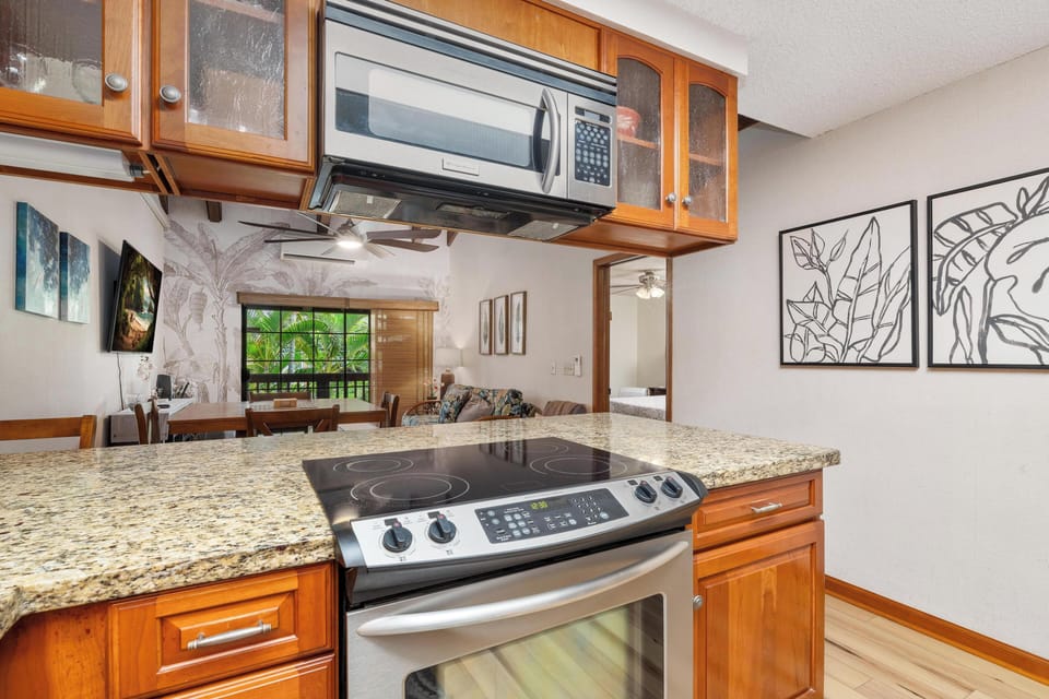 Open kitchen layout