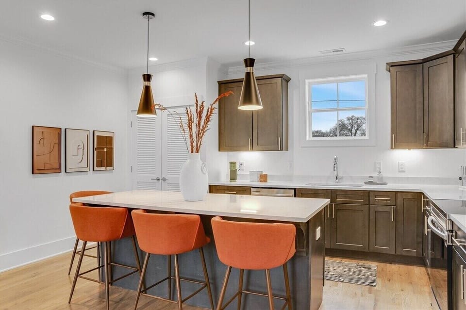 Mid century modern is in the kitchen too