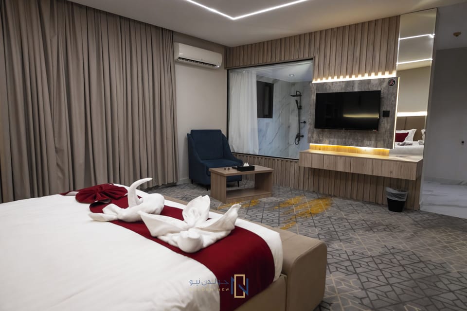 Memory foam beds, minibar, blackout drapes, soundproofing