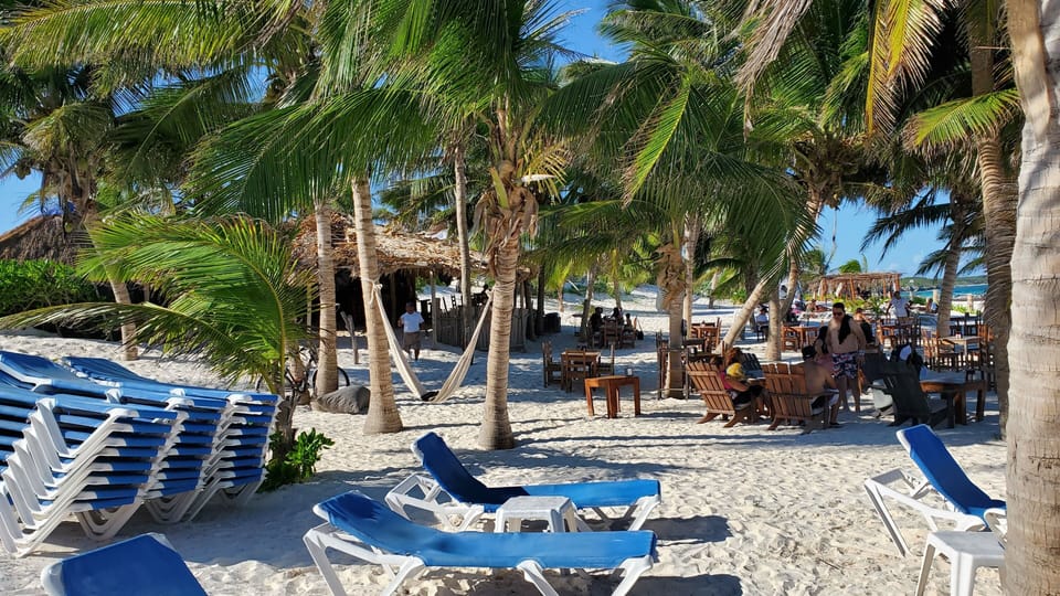 A Tulum beach club.