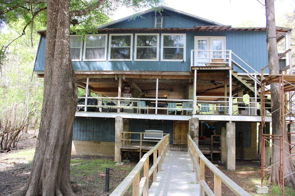 Back view of home
