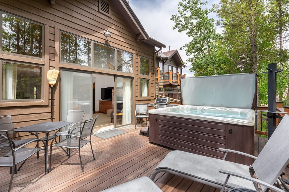 Hang, or enjoy the hot tub!