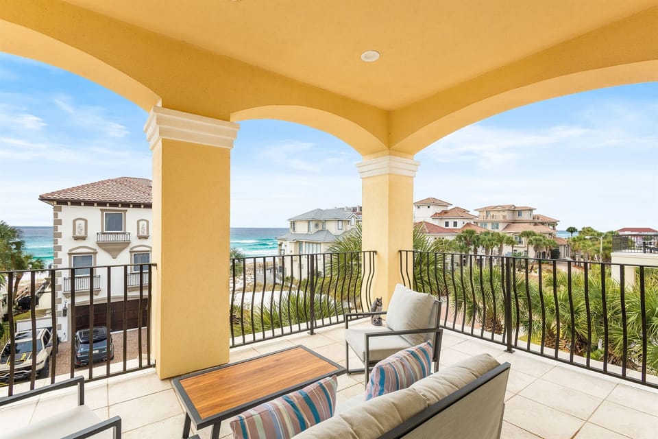 Relax on your private balcony with stunning ocean views and comfortable seating, perfect for morning coffee or sunset cocktails.