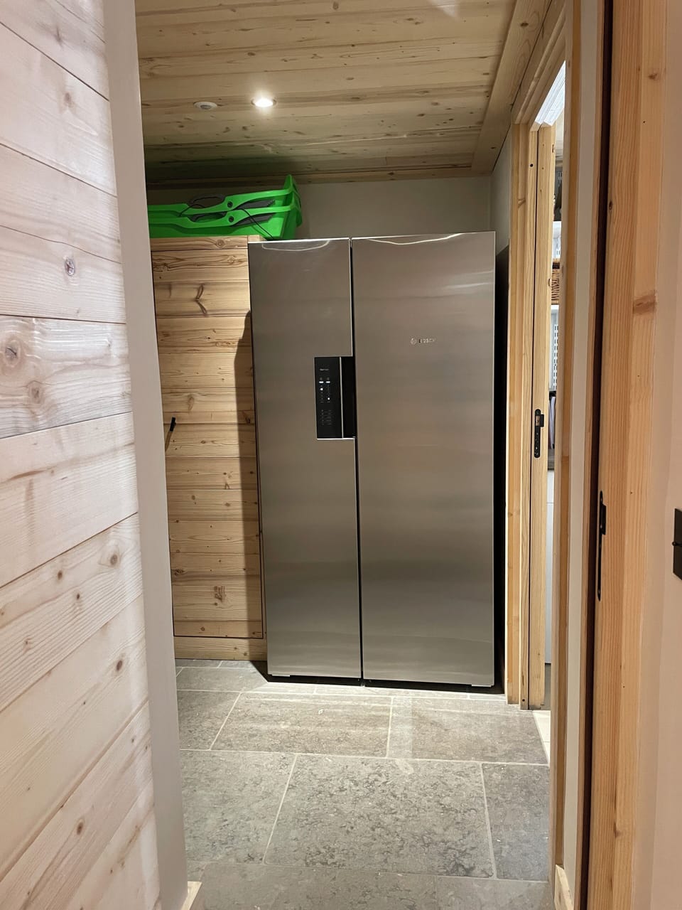 large fridge freezer on ground floor