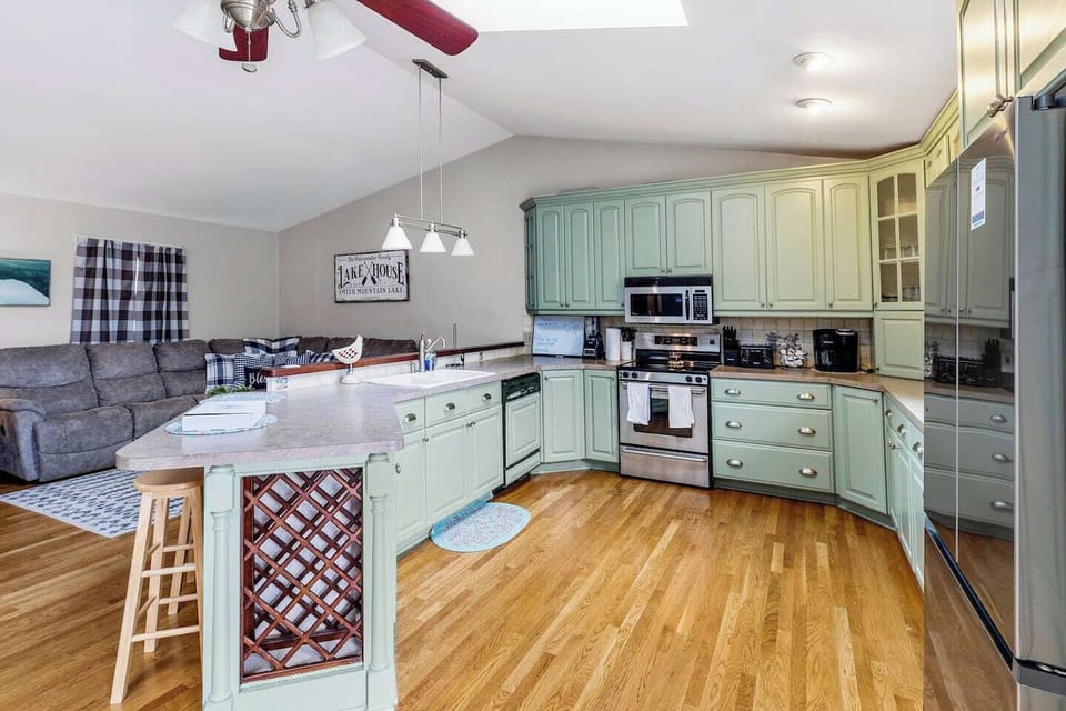 Kitchen is fully equipped with everything you will need to cook a meal for your family