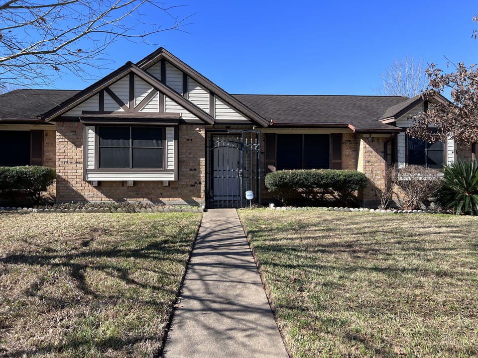 Front of the house