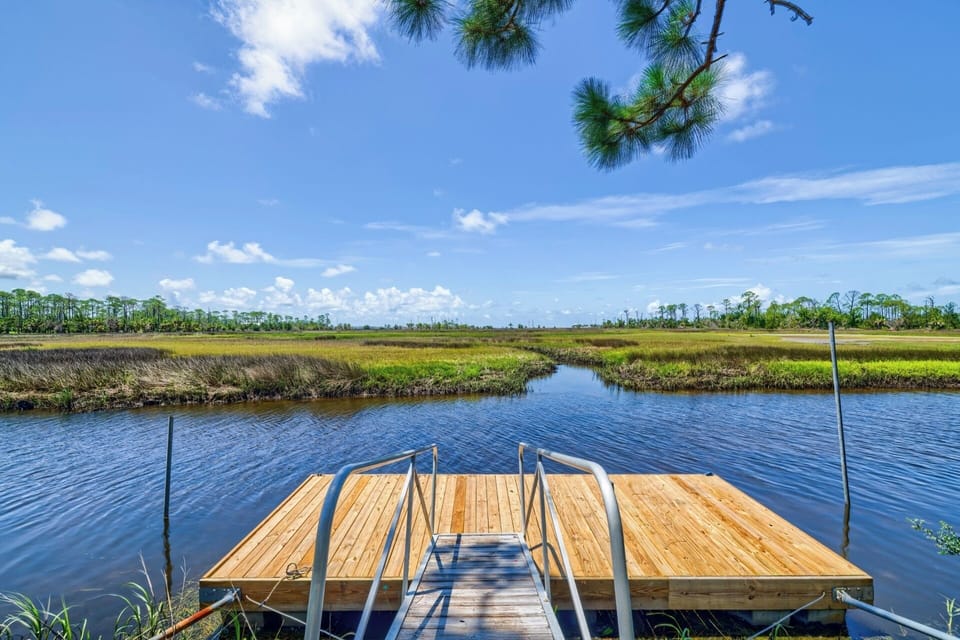 New dock with room for two boats