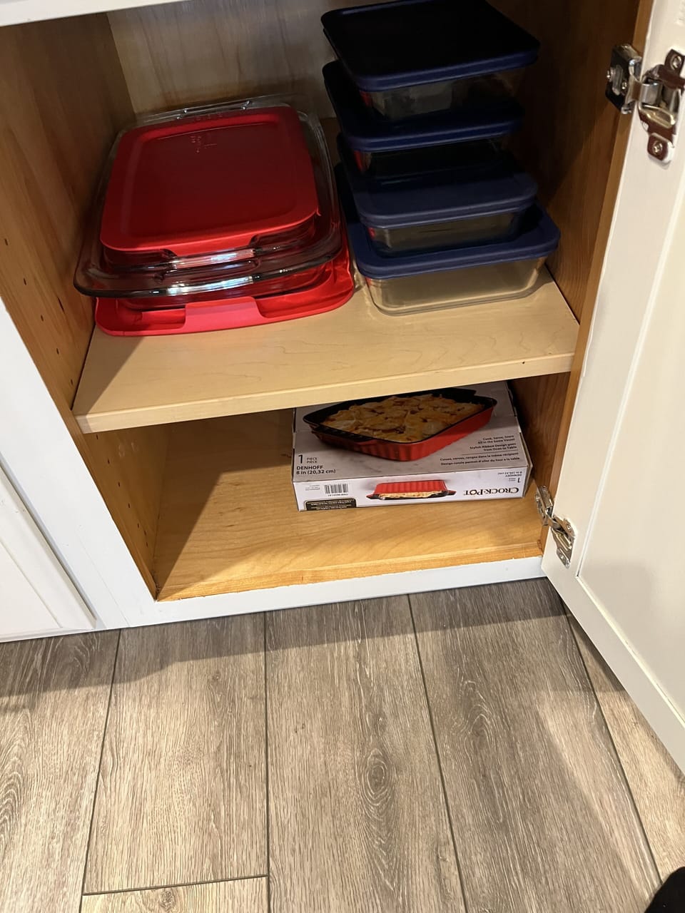 Fully stocked kitchen 