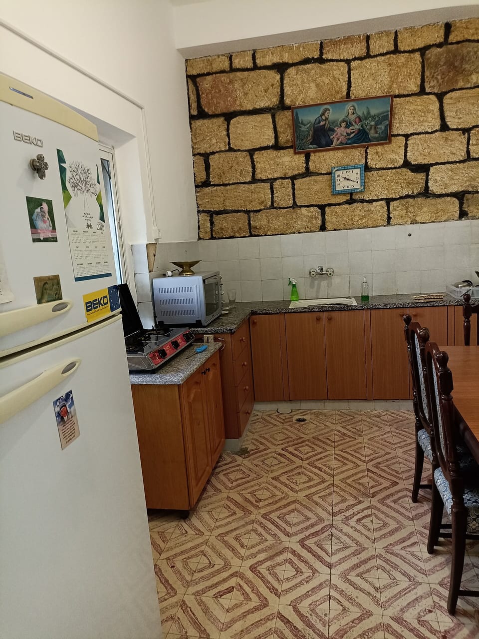 Shared fridge, coffee/tea maker, electric kettle