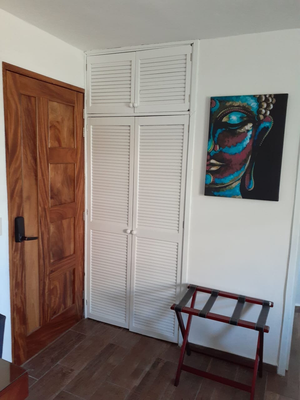 Space for clothes and suitcases, iron, pool/beach towels