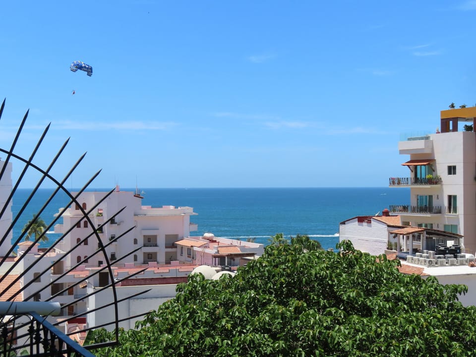 View from the private balcony
