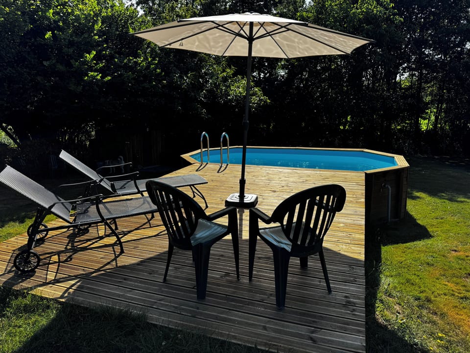 Pool area with terrace