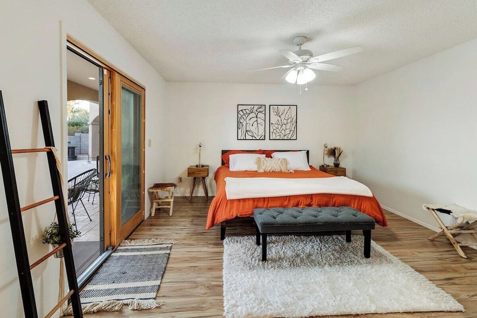 Primary Suite King size bed