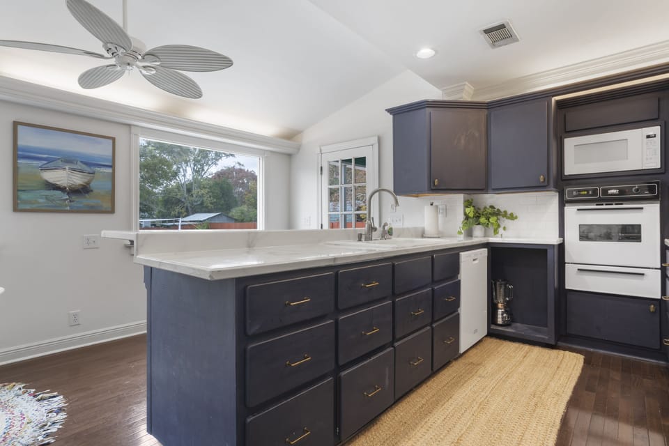 Fully stocked kitchen