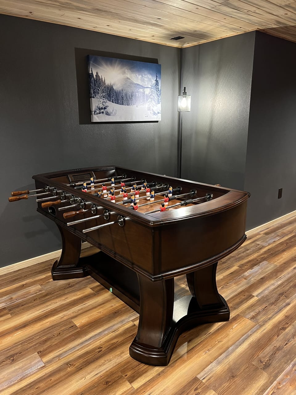 Foosball table fun!