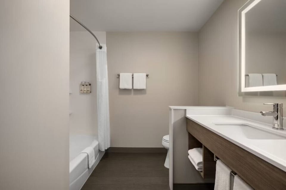 Free toiletries, hair dryer, towels, soap