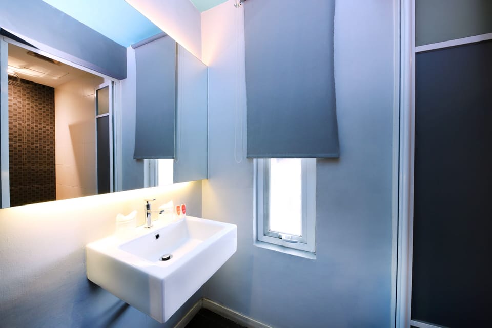 Deluxe Twin Room | Bathroom | Shower, rainfall showerhead, free toiletries, hair dryer