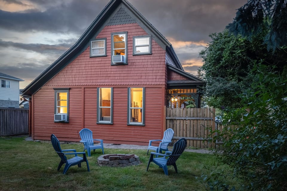 Relax in the spacious back yard