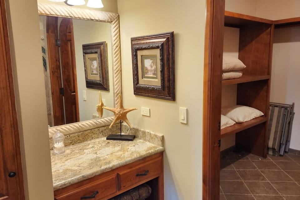 Master bedroom with vanity