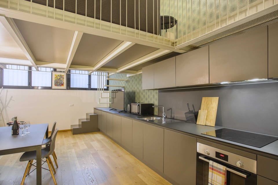Basic Loft, 1 Double Bed | Private kitchen | Fridge, oven, stovetop, dishwasher