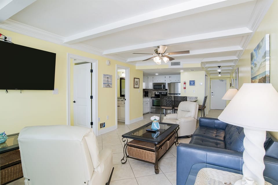 Looking In To The Unit From Balcony