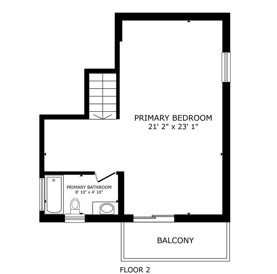 Cabin, 2 Bedrooms | Floor plan