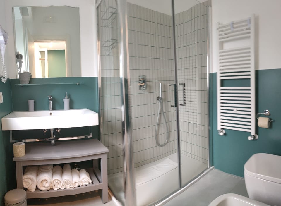 Shower, rainfall showerhead, hair dryer, bidet
