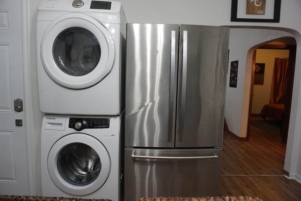 Fridge and Washer and Dryer