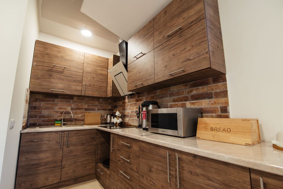 Shared fridge, microwave