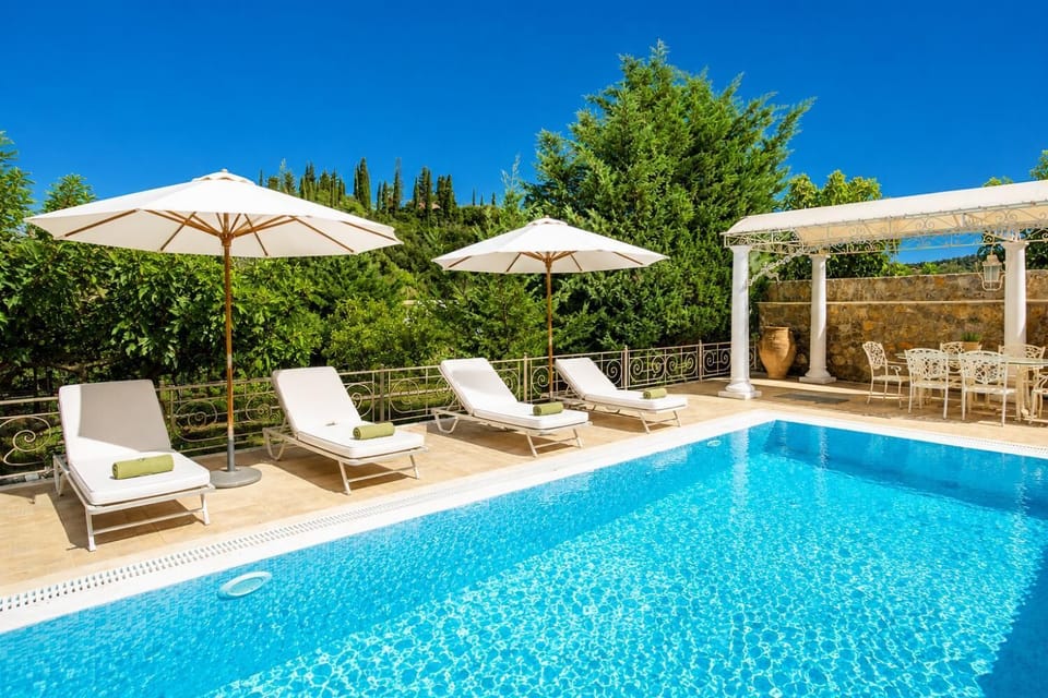 Private pool, terraces, and large gardens