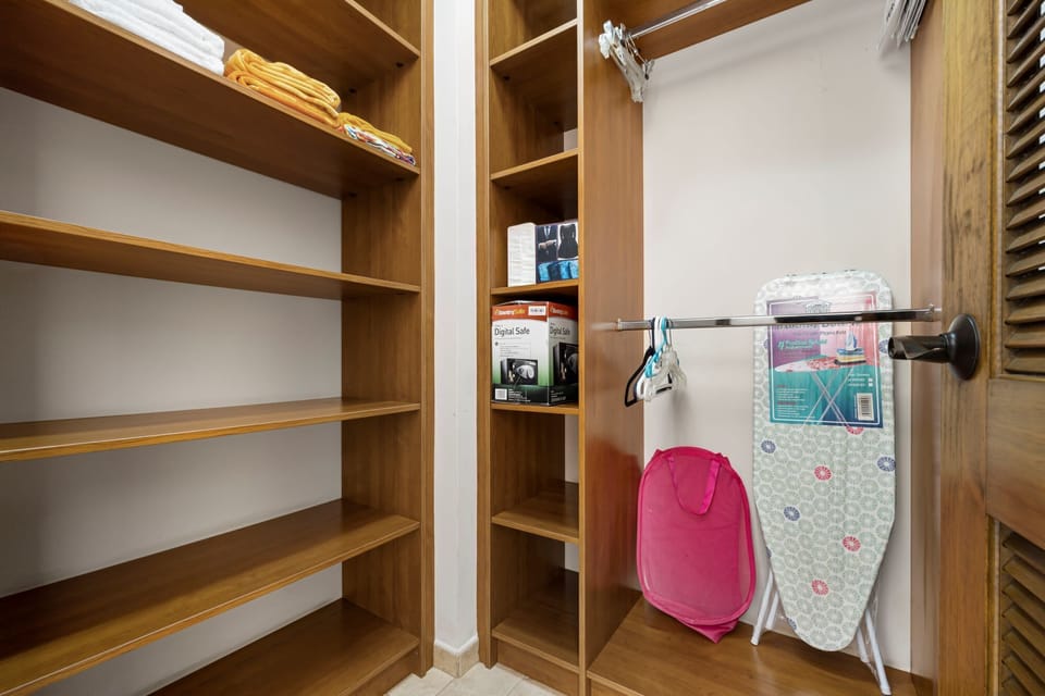 first floor closet space
