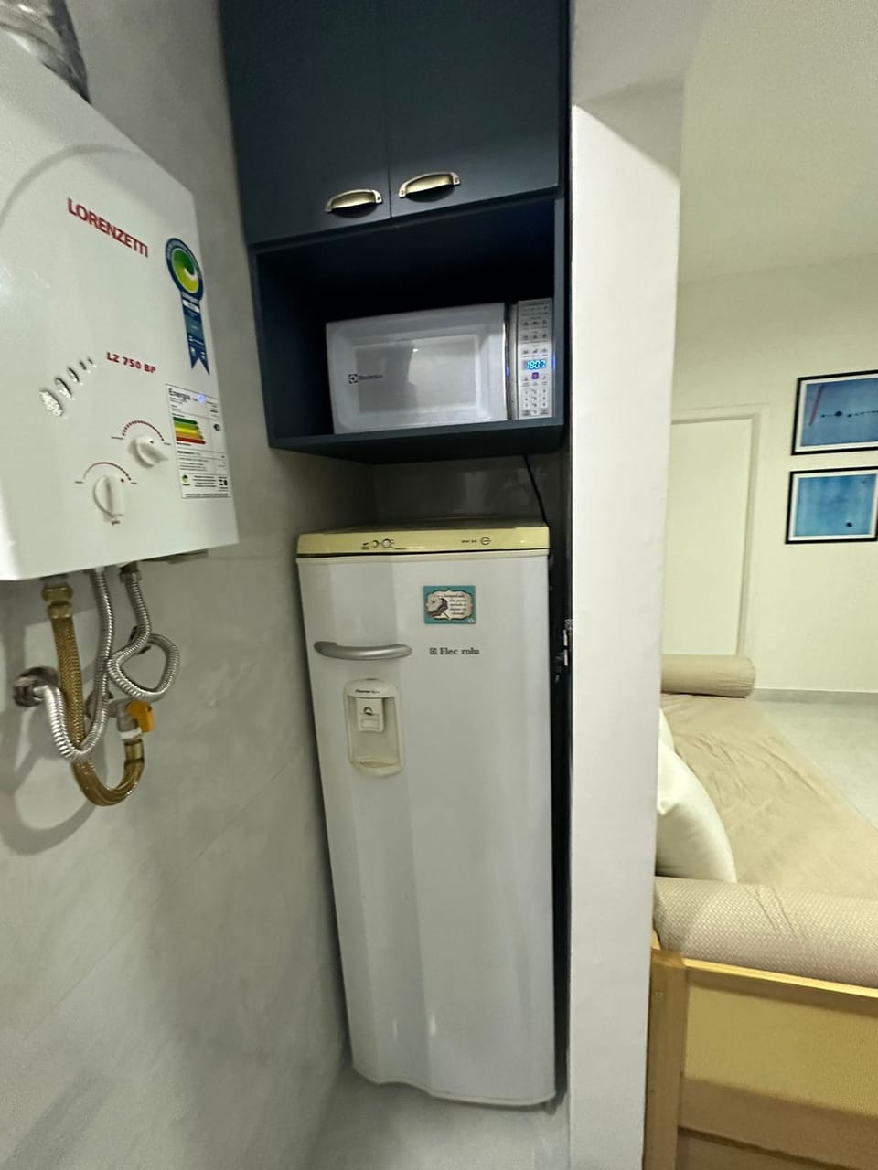 Apartment | Private kitchen | Fridge, microwave, blender, cookware/dishes/utensils