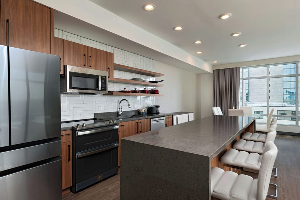 Presidential Penthouse, Multiple Beds | Private kitchen | Coffee/tea maker