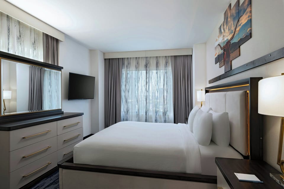 Presidential Penthouse, Multiple Beds | Desk, laptop workspace, blackout drapes, iron/ironing board