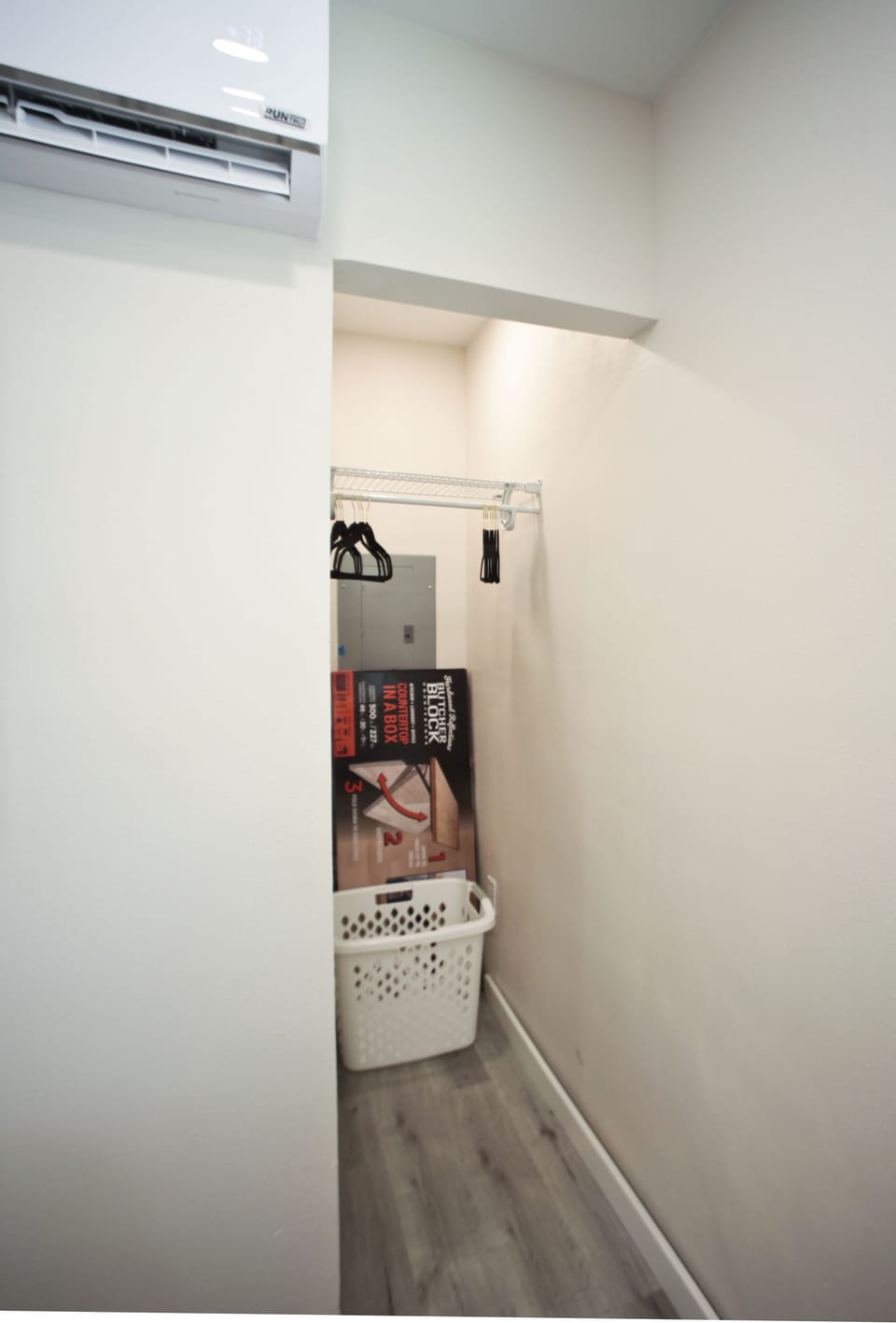 Closet and storage area